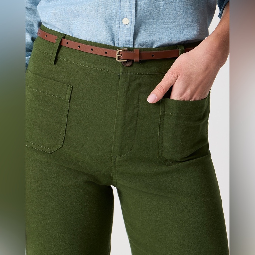 J. Crew Lizzie Pants in Pine - Picture 2 of 6